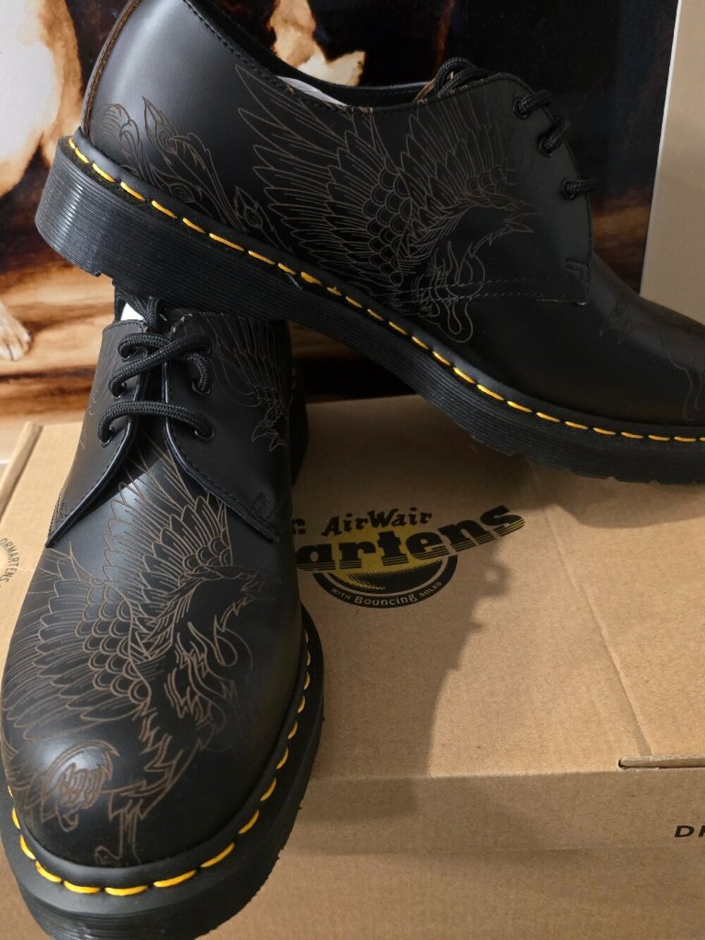 Dr Martens 1461 "Phoenix" 3-Hole Smooth Leather Oxford Shoes Men's Size 11 NEW